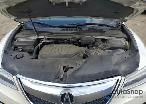 2015 Acura Mdx Technology из США, поврежденный, VIN 5FRYD4H4XFB026071